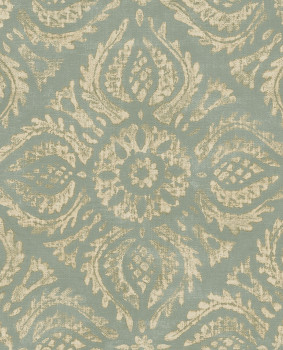 Wallpaper, blue, ornaments, 350625, Amber, Eijffinger