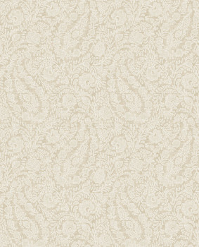 Wallpaper, cream, flowers, ornaments, 350650, Amber, Eijffinger