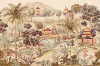 Mural wallpaper, Majestic Garden, 350681, Amber, Eijffinger