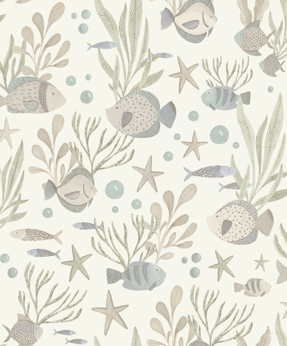 Kids wallpaper, underwater world, LD3301, Little Dreamers, Grandeco