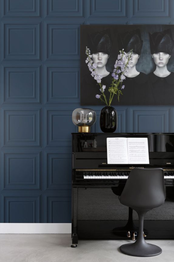 Wallpaper, blue, 3D panel effect, 347812, 3D Reflections, Origin