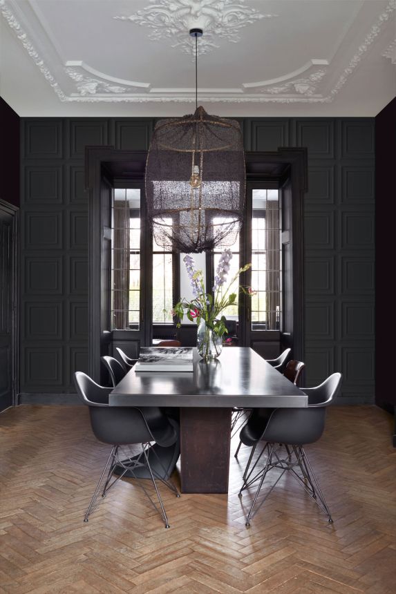 Wallpaper, black, 3D panel effect, 347832, 3D Reflections, Origin