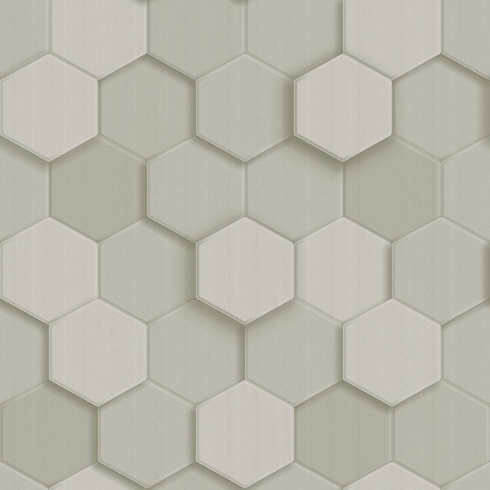 Wallpaper, grey, hexagons, 347850, 3D Reflections, Origin