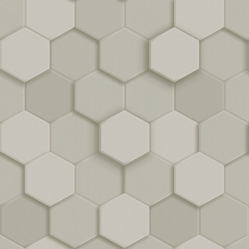 Wallpaper, grey, hexagons, 347850, 3D Reflections, Origin