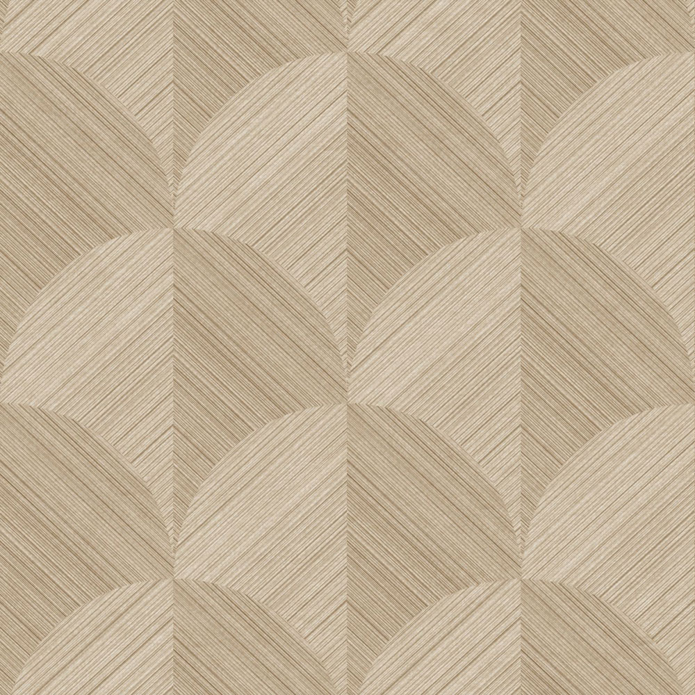 Wallpaper, brown-beige, geometric pattern, 347936, 3D Reflections, Origin