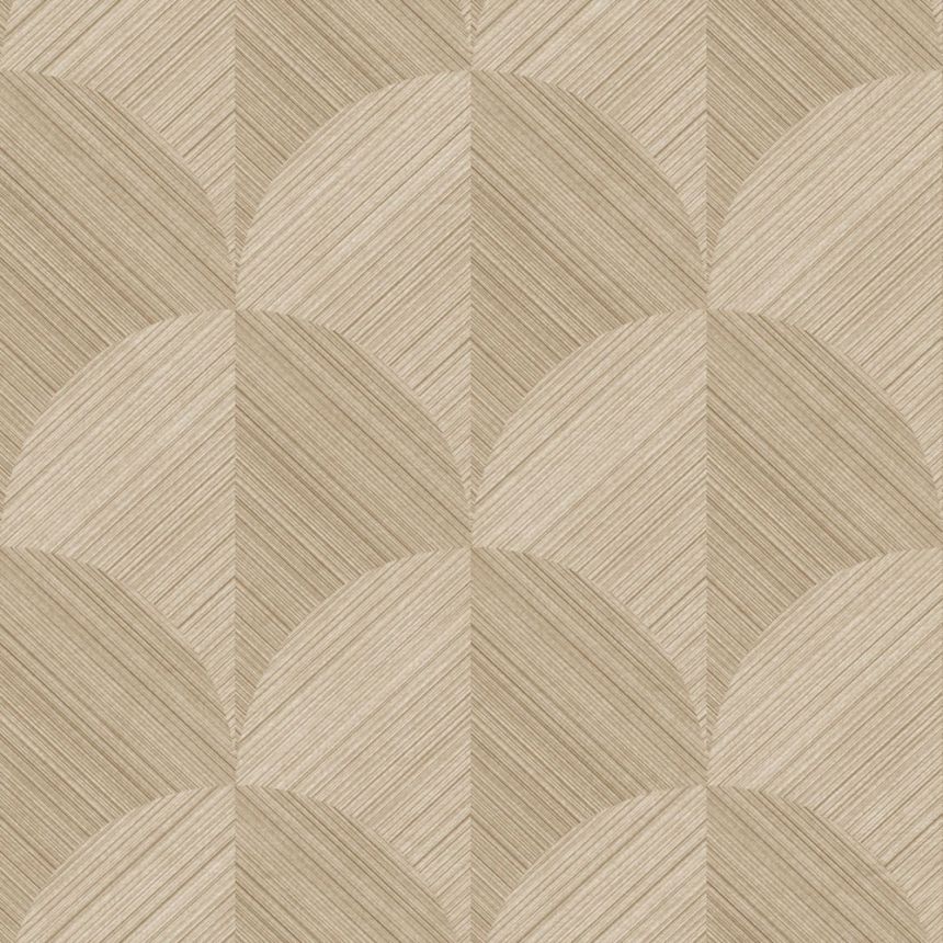 Wallpaper, brown-beige, geometric pattern, 347936, 3D Reflections, Origin