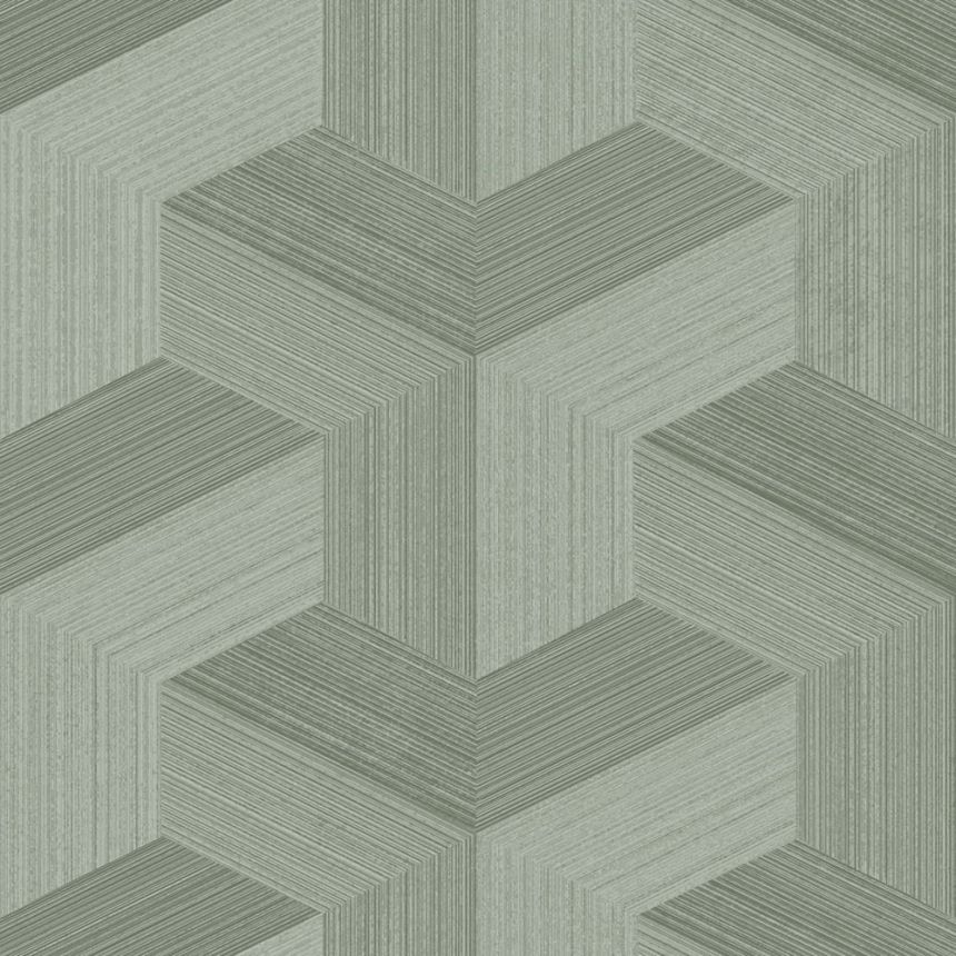 Wallpaper, green, geometric pattern, 347951, 3D Reflections, Origin