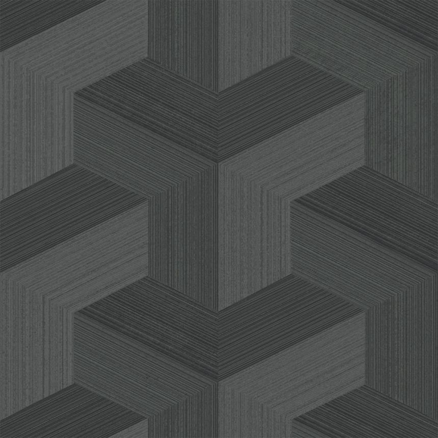Wallpaper, black, geometric pattern, 347952, 3D Reflections, Origin