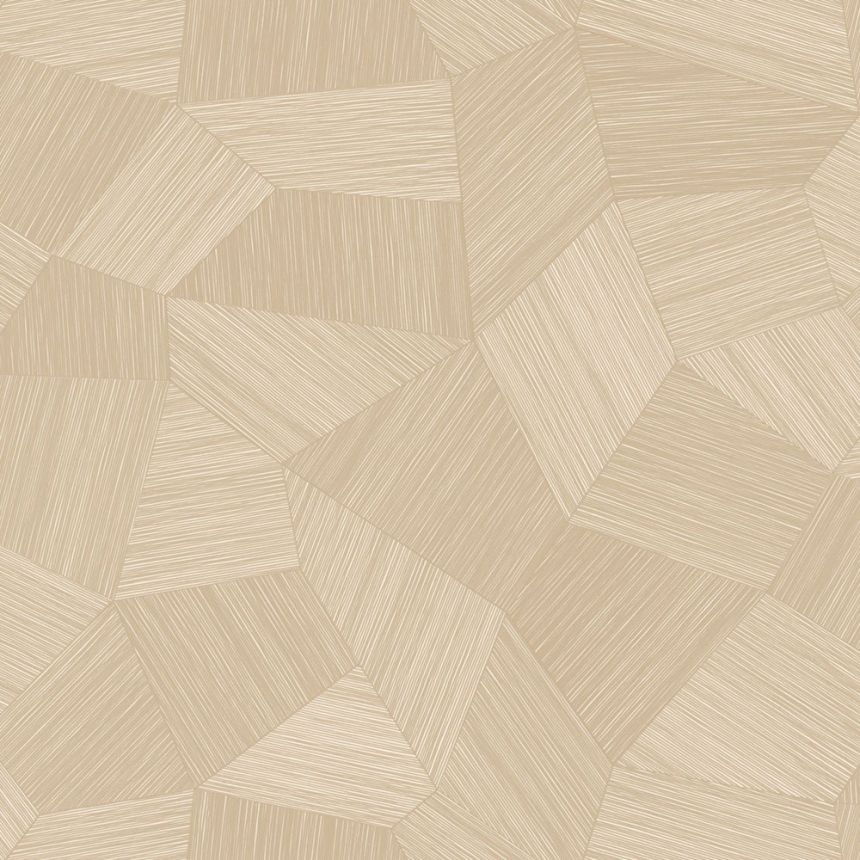 Wallpaper, beige, geometric pattern, 347983, 3D Reflections, Origin
