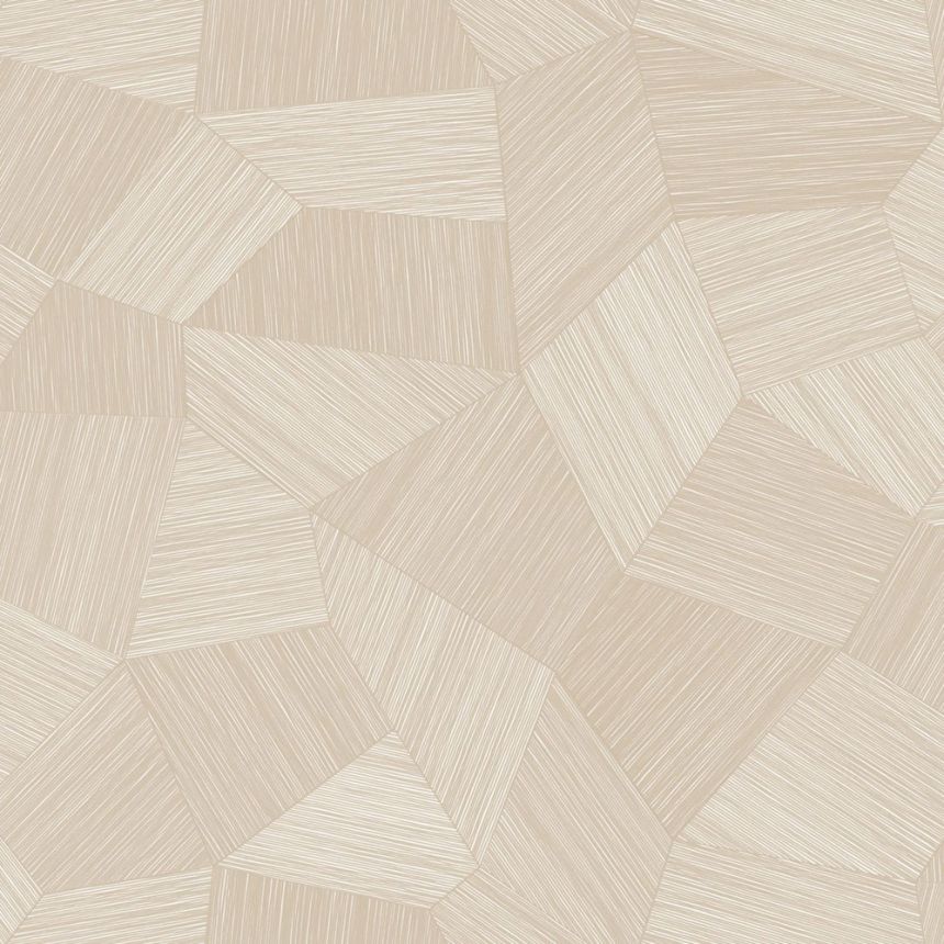 Wallpaper, cream, geometric pattern, 347986, 3D Reflections, Origin