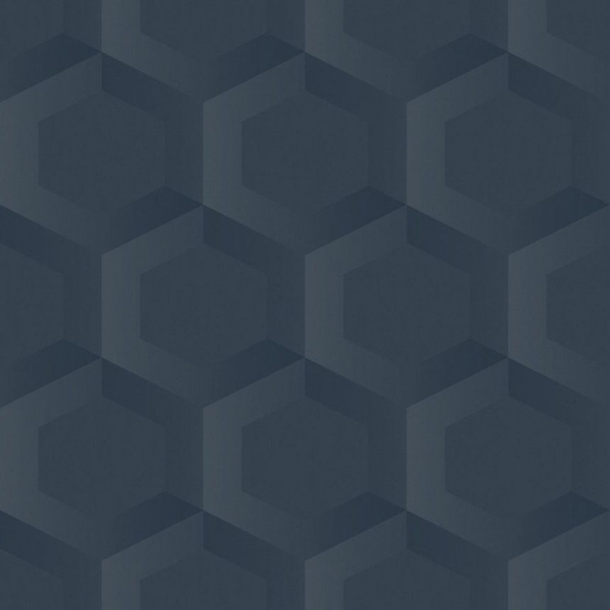 Wallpaper, blue, hexagons, 348022, 3D Reflections, Origin