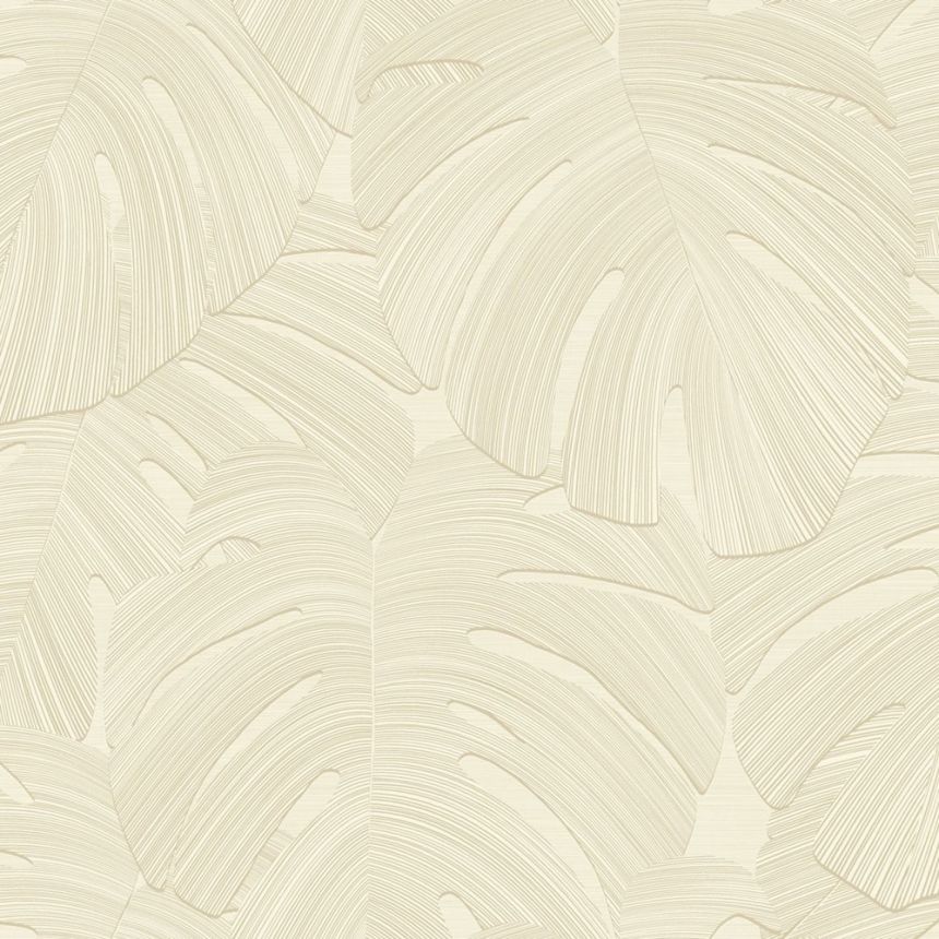 Wallpaper, beige, leaves, 348023, 3D Reflections, Origin