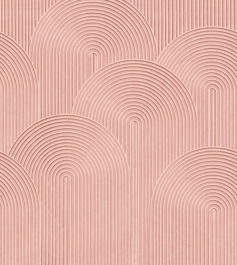 Mural wallpaper, pink, geometric pattern, 357329, 3D Reflections, Origin