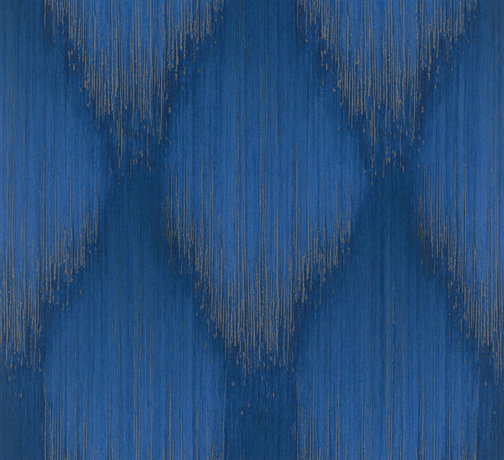 Wallpaper, Blue-Gold, Graphic Pattern, 35808, Papis Loveday Fashion Icon, Marburg