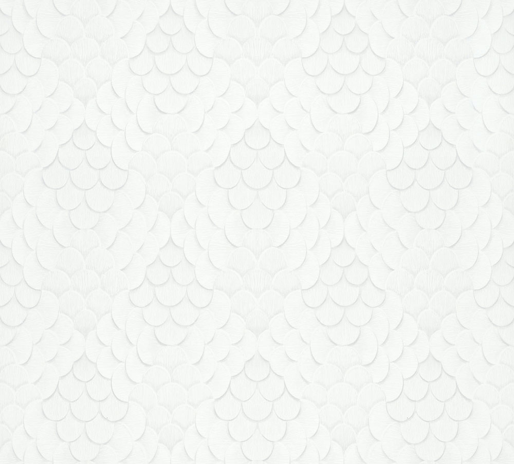 Wallpaper, White, 3D Pattern, 35810, Papis Loveday Fashion Icon, Marburg