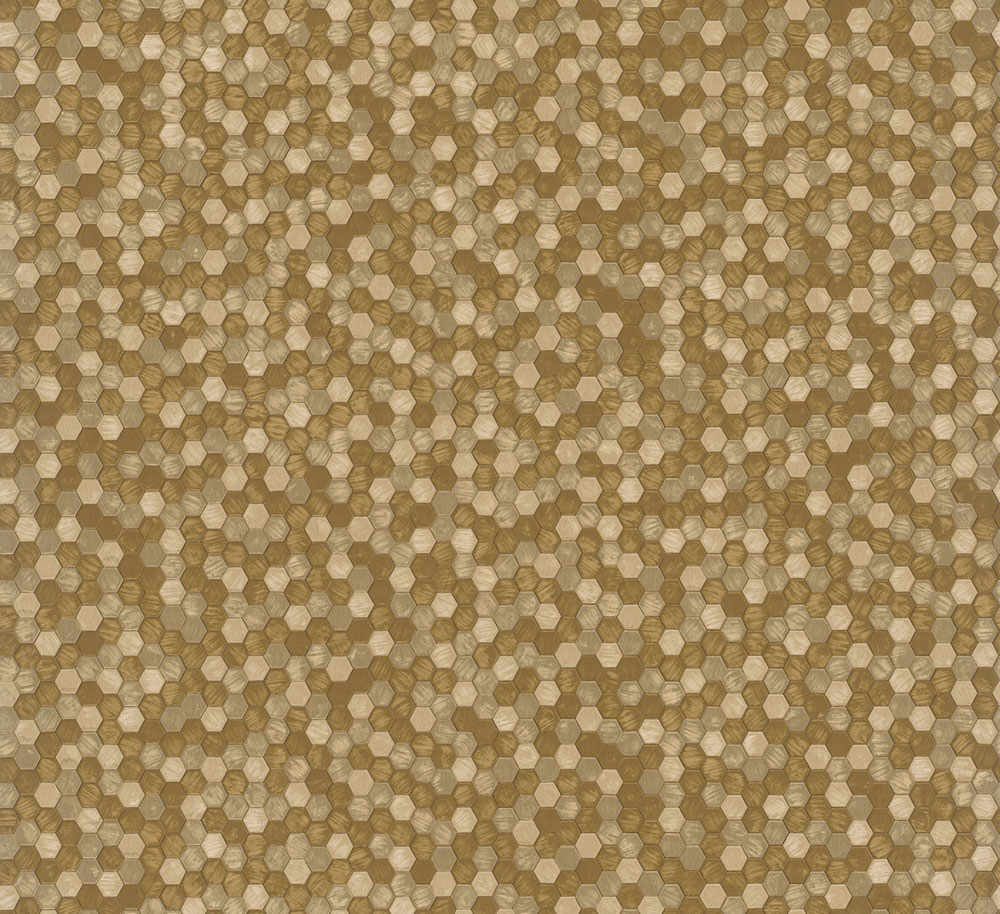 Wallpaper, Gold, Hexagons, 35815, Papis Loveday Fashion Icon, Marburg