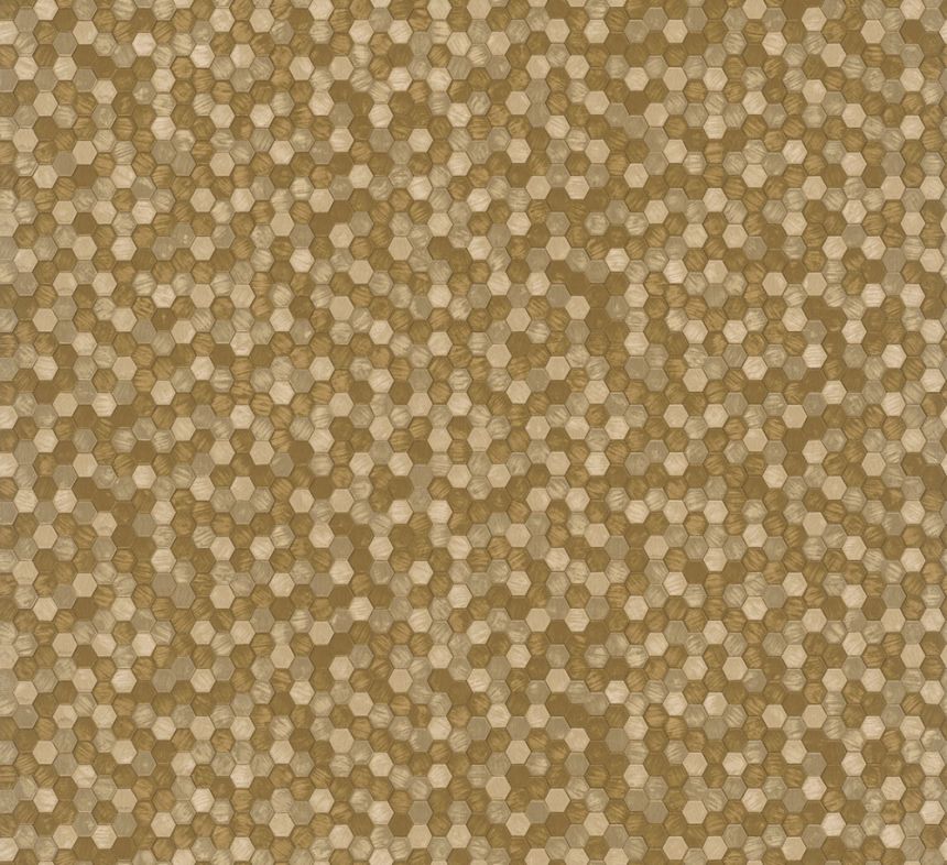 Wallpaper, Gold, Hexagons, 35815, Papis Loveday Fashion Icon, Marburg