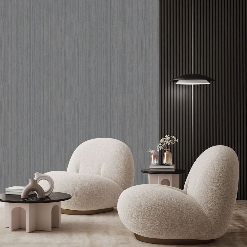 Wallpaper, Grey, Fabric Texture, 35839, Papis Loveday Fashion Icon, Marburg