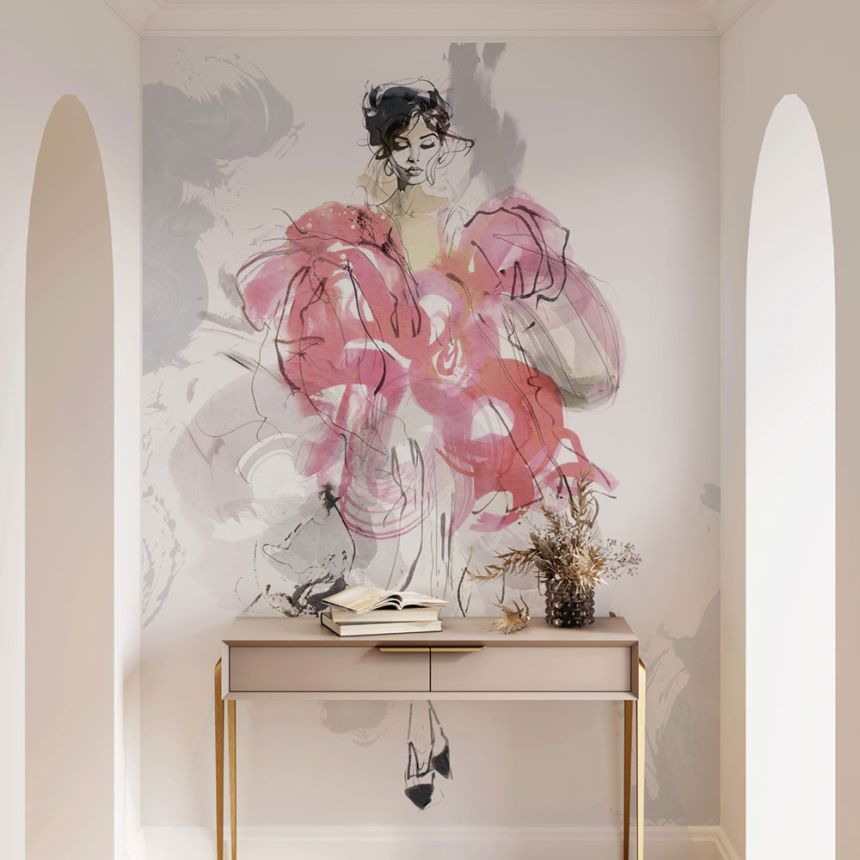 Wall Mural, Female Model, 35898, Papis Loveday Fashion Icon, Marburg