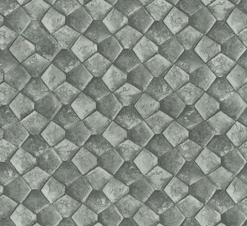 Geometric Wallpaper, Green, 34933, Eclectic, Marburg