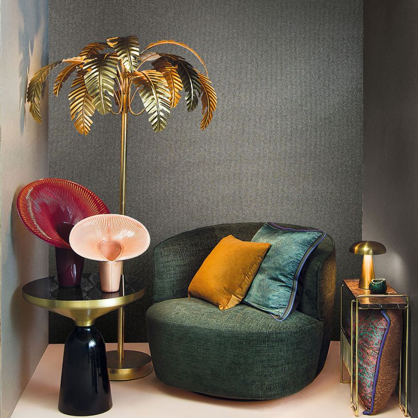 Wallpaper, Grey-Black, Pebbles, 34943, Eclectic, Grains & Plains, Marburg