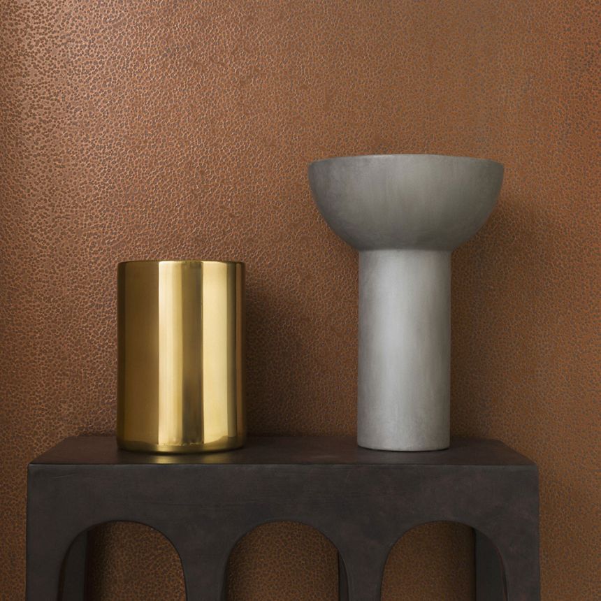 Wallpaper, Bronze, Metal Effect, 34958, Eclectic, Marburg