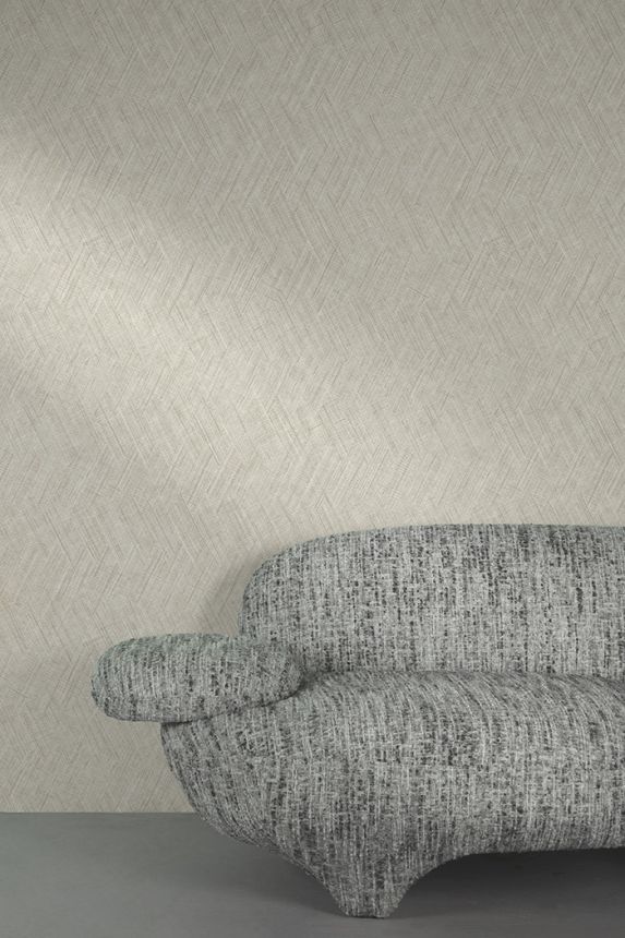 Wallpaper, grey, fabric texture, A78304, Vavex 2027
