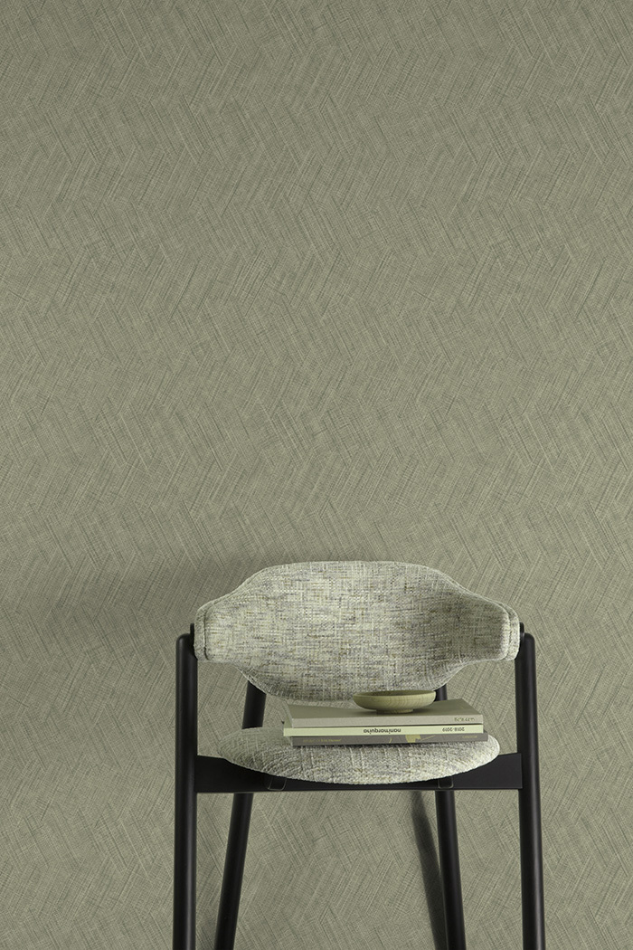 Wallpaper, green, fabric texture, A78307, Vavex 2027