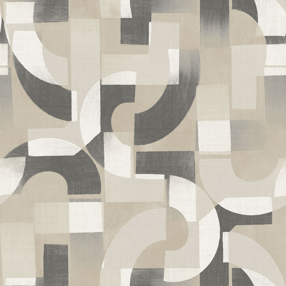 Graphic wallpaper, grey-beige, A76002, Vavex 2027