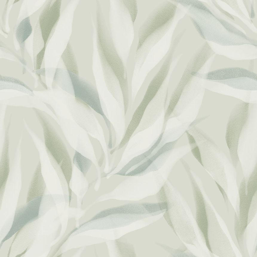 Wallpaper, grey-green, leaves, A76102, Vavex 2027