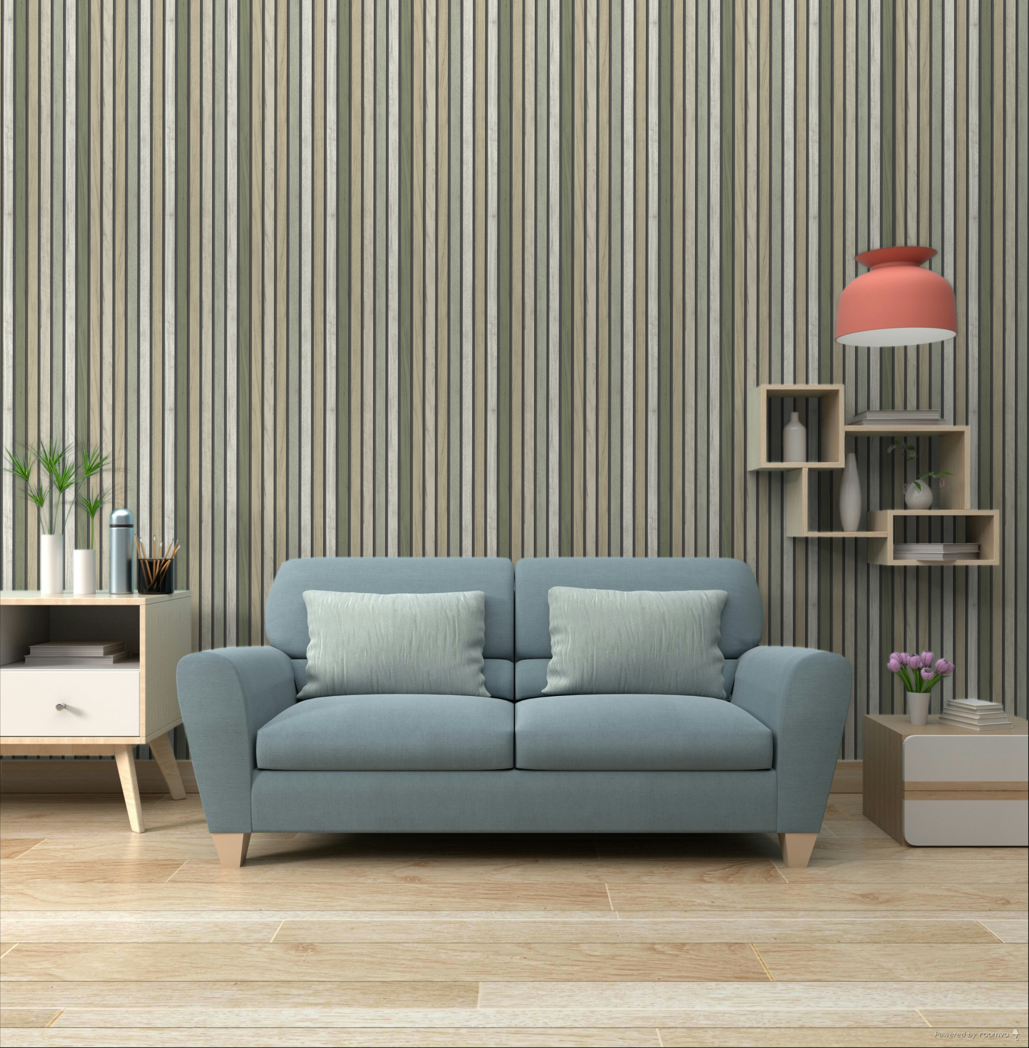 Wallpaper, planks, slats, wood imitation, B31204, Vavex 2027