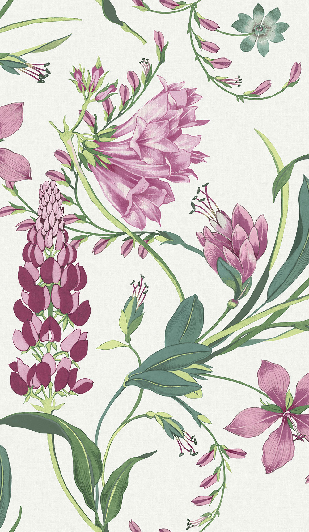 Wallpaper, pink-green, flowers, 130296, Concerto, Graham Brown Premium