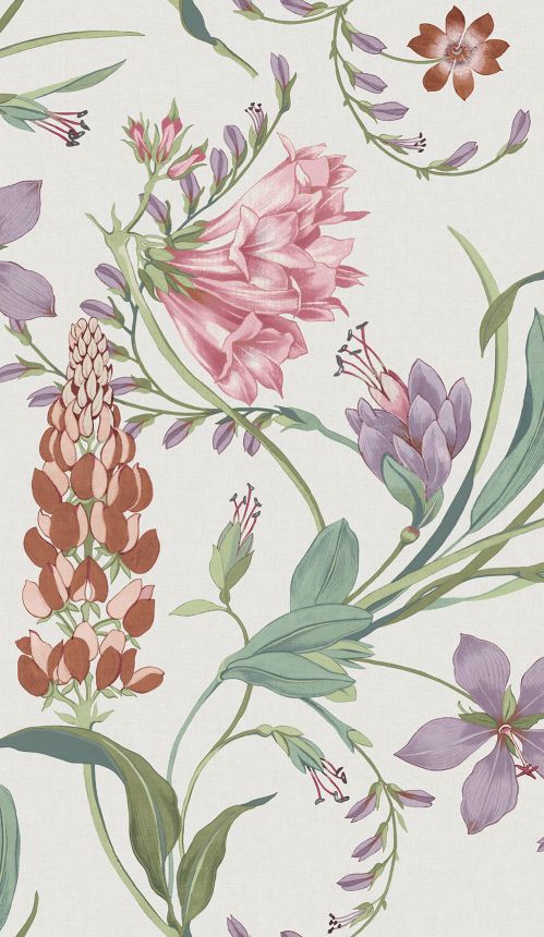Wallpaper, pink-purple, flowers, 130297, Concerto, Graham Brown Premium