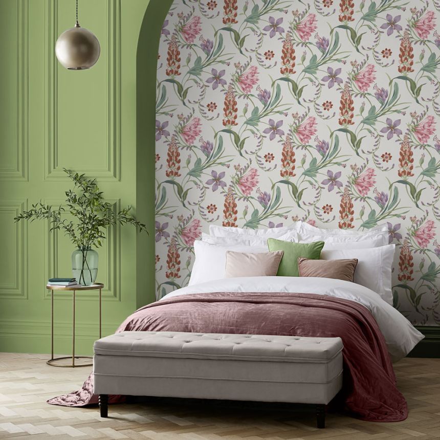 Wallpaper, pink-purple, flowers, 130297, Concerto, Graham Brown Premium