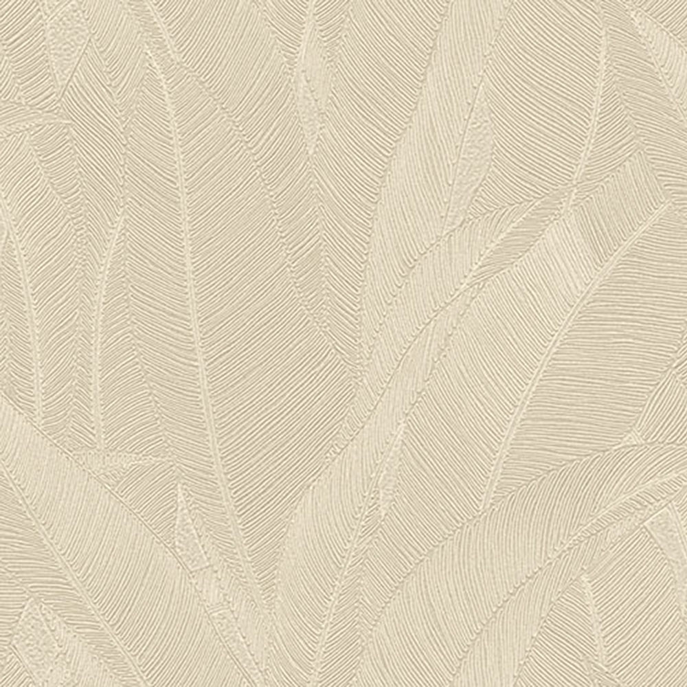 Luxury Wallpaper, Beige-Grey, Leaves, Z16706, Murella 100, Zambaiti Parati