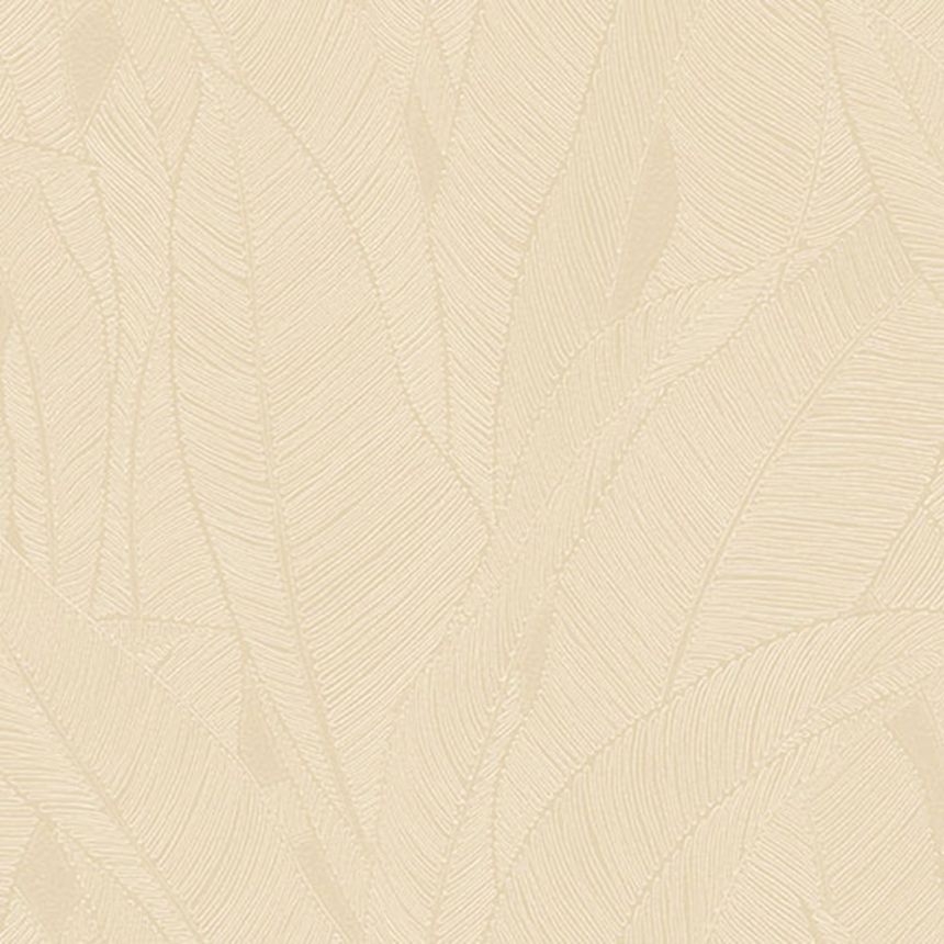 Luxury Wallpaper, Beige, Leaves, Z16707, Murella 100, Zambaiti Parati