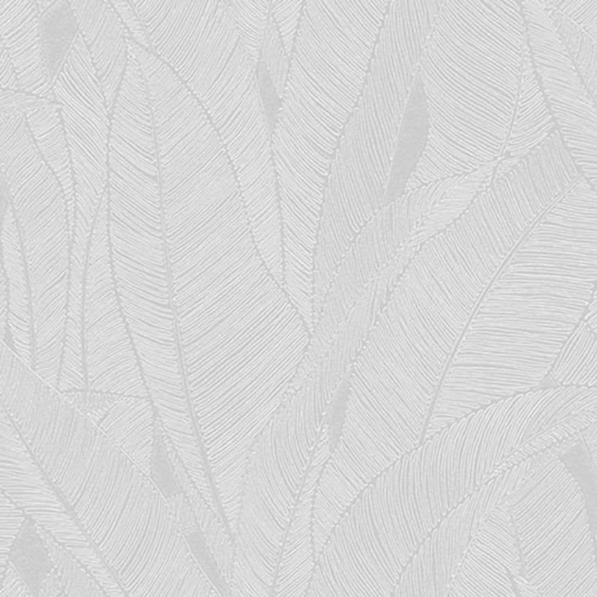 Luxury Wallpaper, Grey-Beige, Leaves, Z16711, Murella 100, Zambaiti Parati