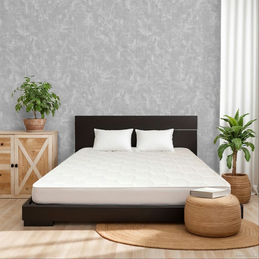 Luxury Wallpaper, Grey-Beige, Texture, Z16712, Murella 100, Zambaiti Parati