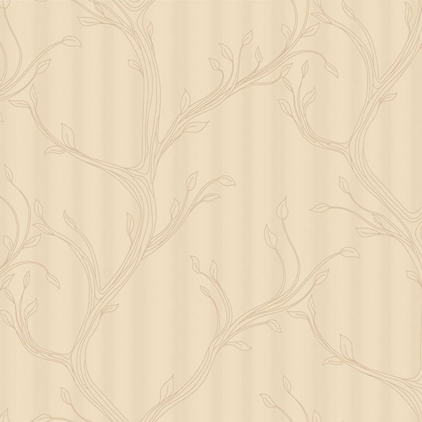 Luxury Wallpaper, Beige, Leafy Branches, Z16716, Murella 100, Zambaiti Parati