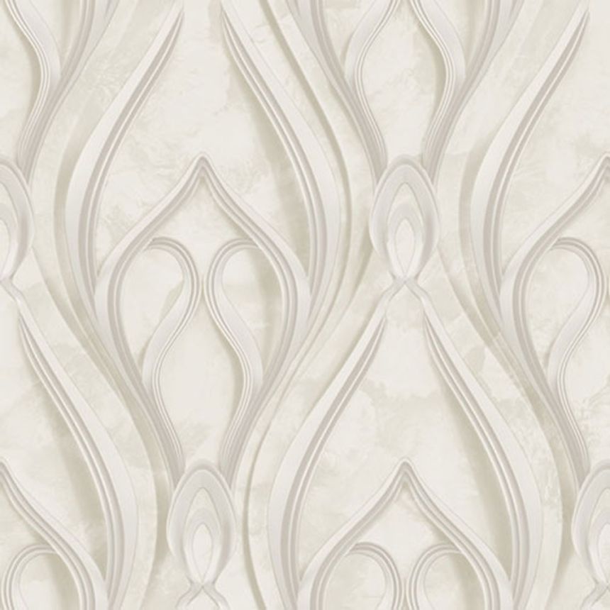 Luxury Wallpaper, Grey-Beige, Ornaments, Z16729, Murella 100, Zambaiti Parati