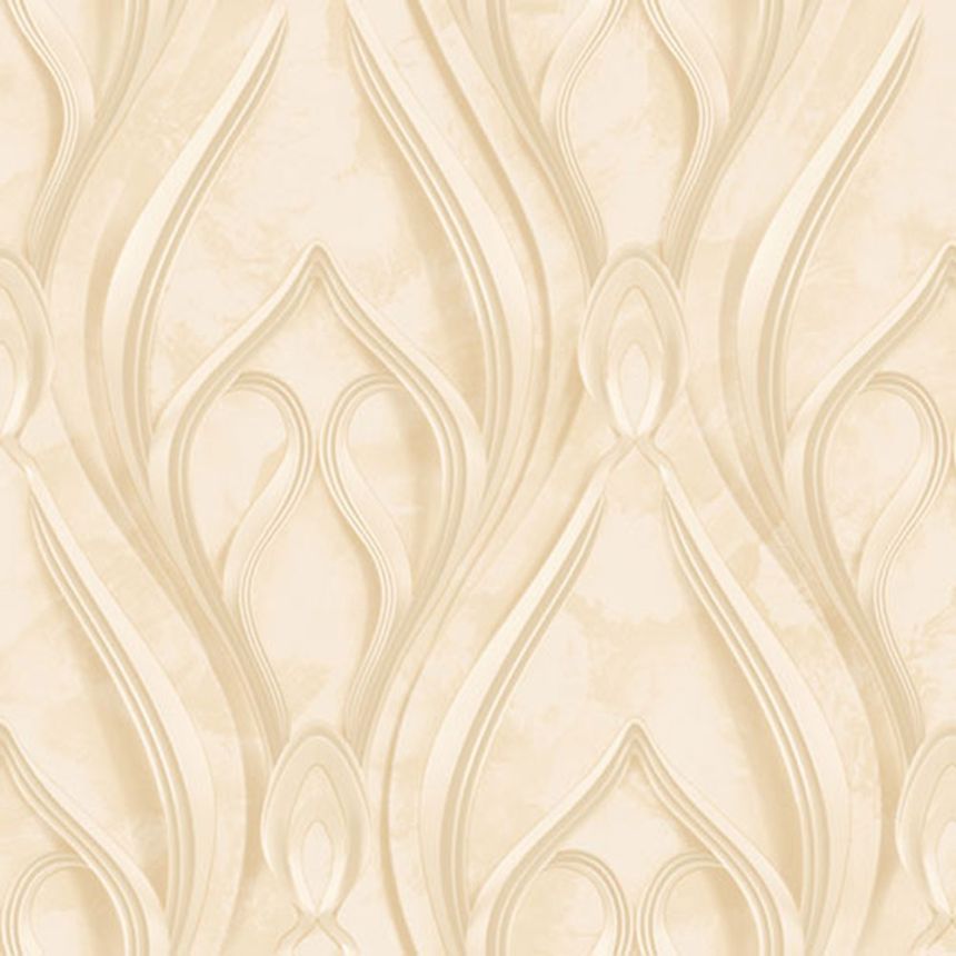 Luxury Wallpaper, Beige, Ornaments, Z16737, Murella 100, Zambaiti Parati