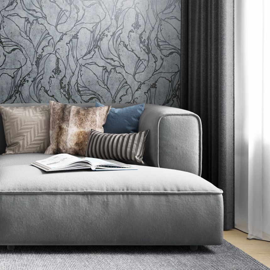 Wallpaper, Grey-Beige, Stucco, 34607, Terra, Marburg