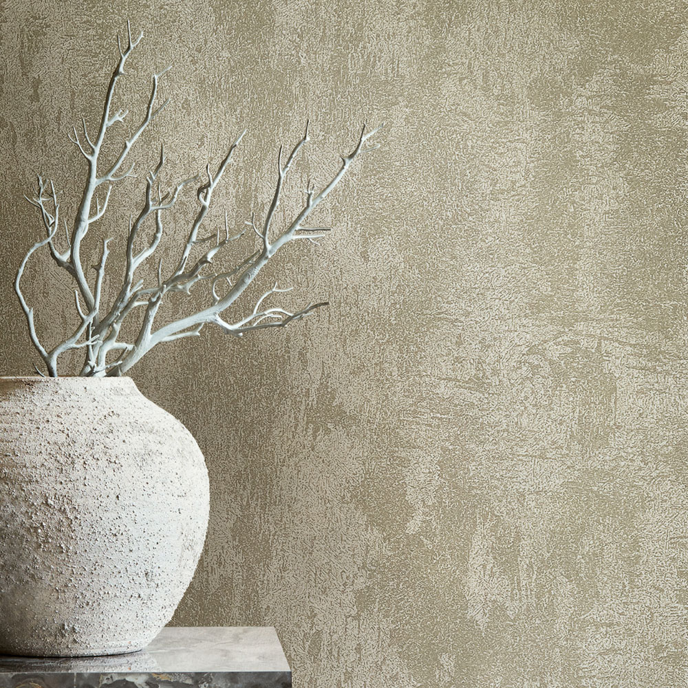 Wallpaper, brown-grey, stucco plaster, 34276, City Glow, City Romance, Marburg