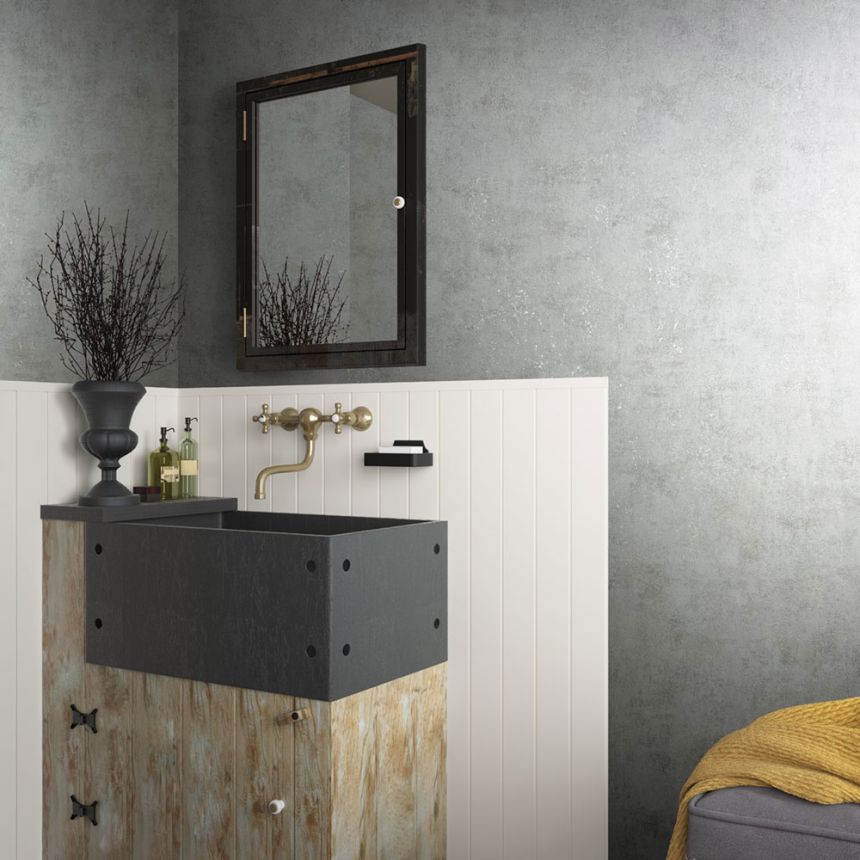Wallpaper, Cream, Concrete, Stucco, 34633, Terra, Marburg