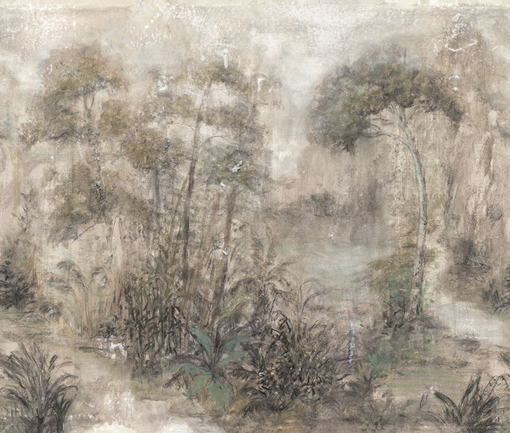 Mural wallpaper, nature, forest, trees, 35098, City Romance, Marburg