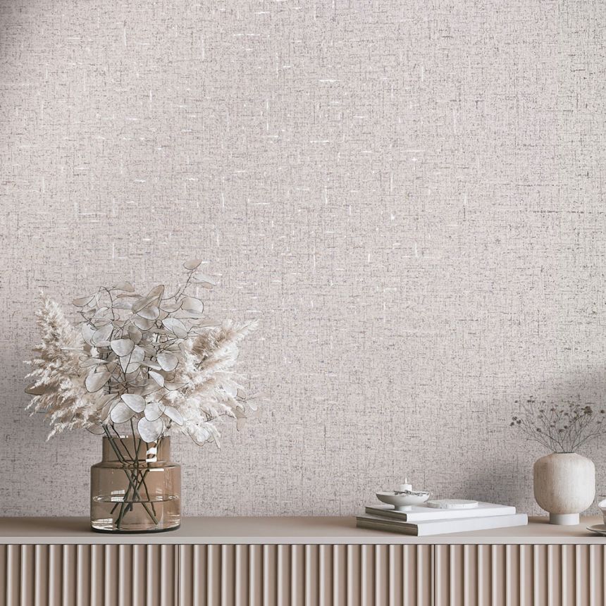 Wallpaper, beige, fabric texture, 35113, City Romance, Marburg