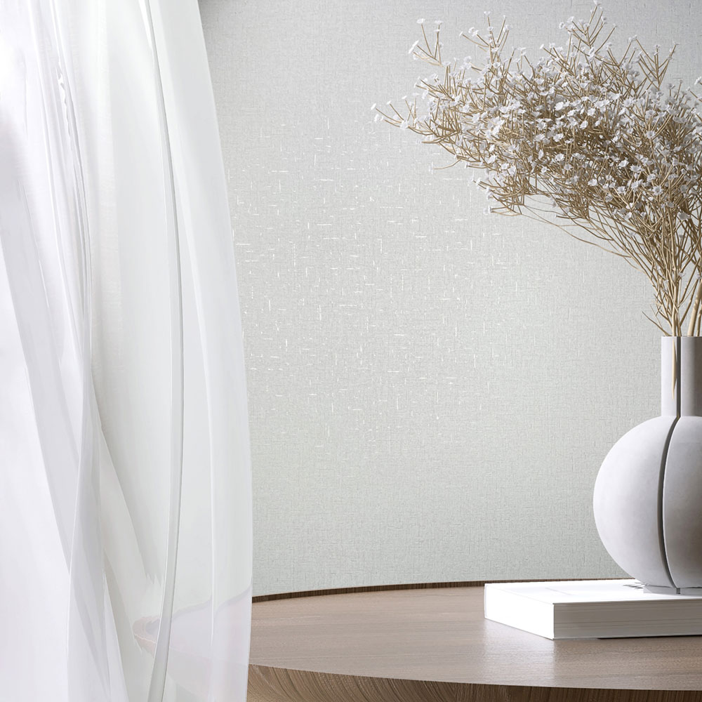 Wallpaper, white, fabric texture, 35115, City Romance, Marburg