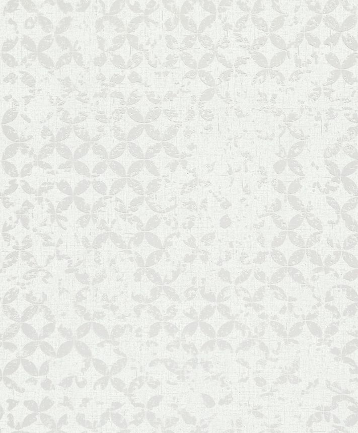 Wallpaper, white-cream, geometric vintage pattern, 35121, City Romance, Marburg
