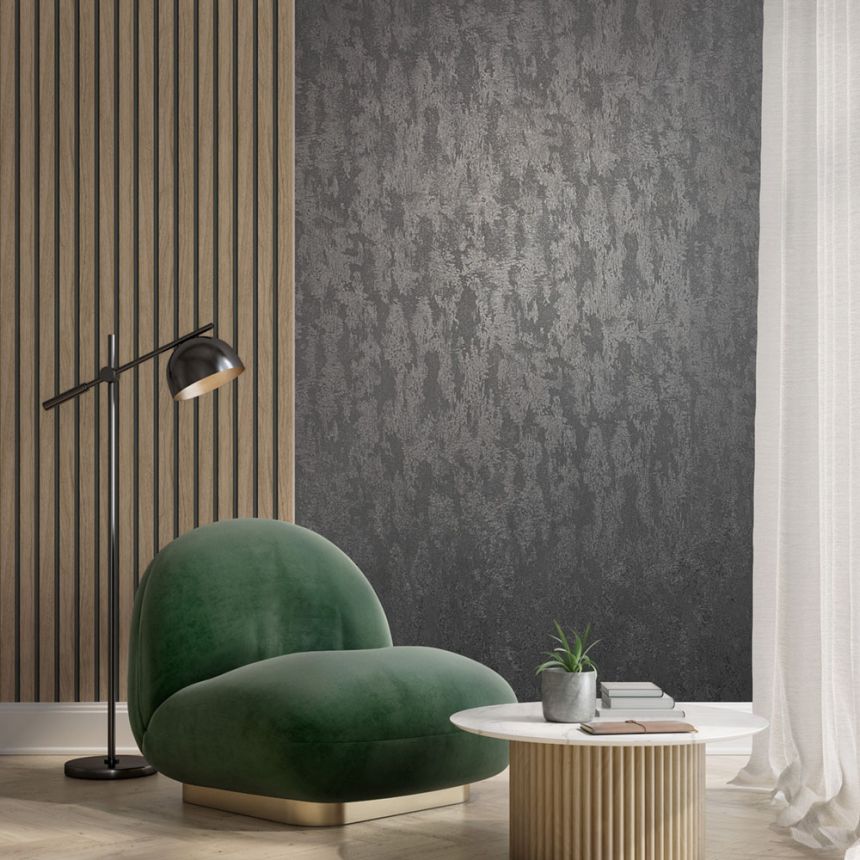 Wallpaper, black, stucco plaster, 35130, City Romance, Marburg