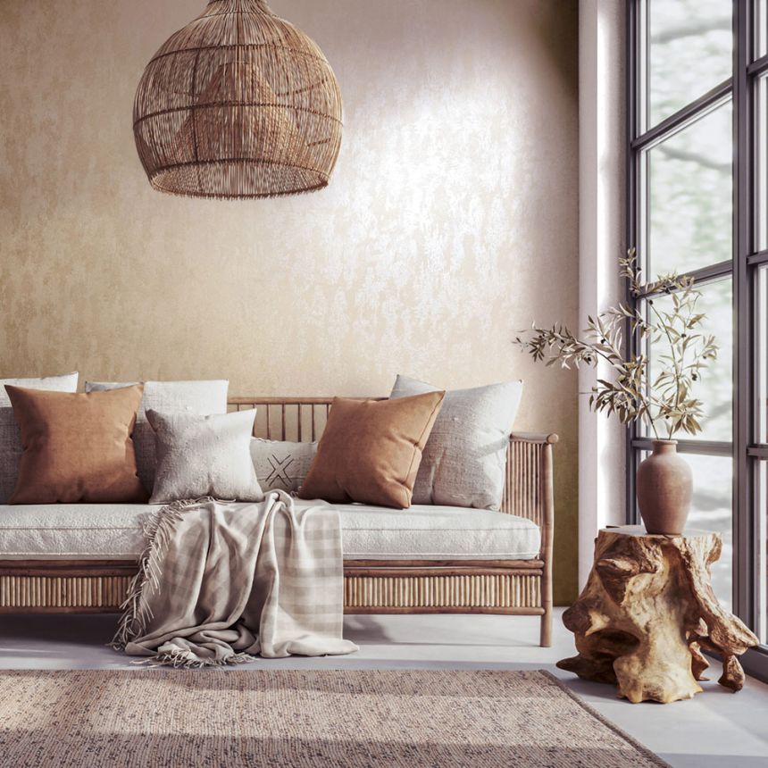 Wallpaper, beige, stucco plaster, 35131, City Romance, Marburg